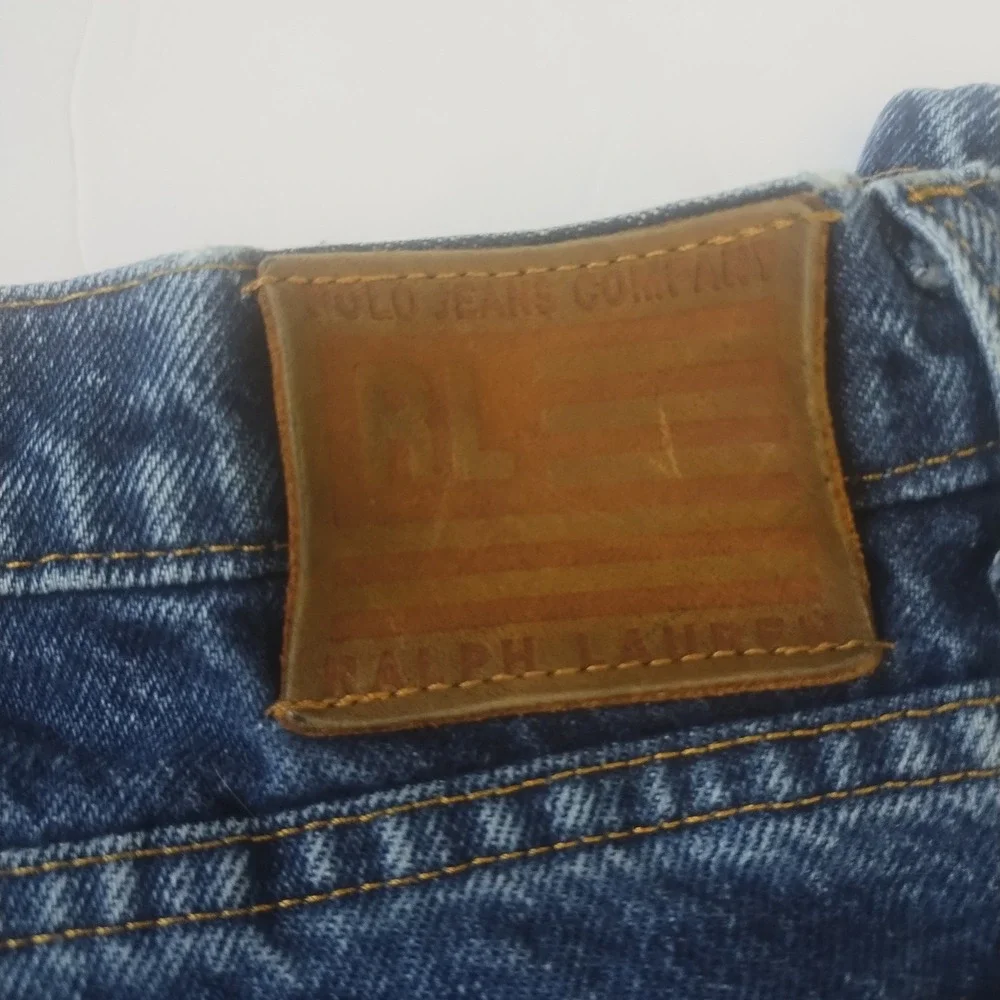 Vintage Polo Ralph Lauren Bootcut Jeans Women's 8 Cotton Classic 90s - Picture 4 of 8